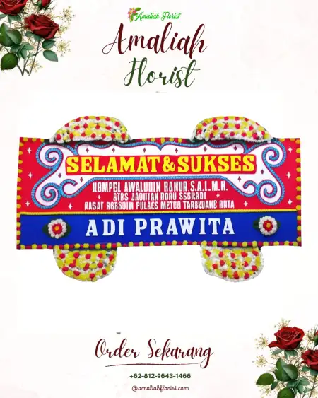 Papan Bunga Ucapan Selamat Wumialo